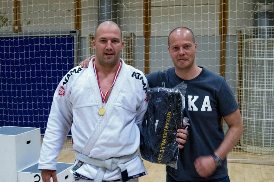 Troels Sigvardt Winner of the White Belt Open Class Master