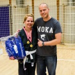 Emma Svärdh Winner of the White Belt Female Open Class Adult